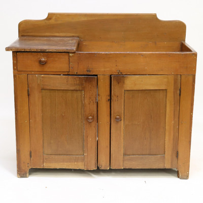 Image for Lot Pine Dry Sink, 19th C.