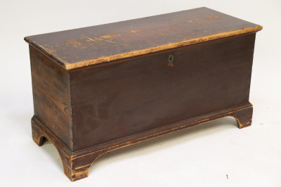 Image for Lot American Pine Blanket Chest, 18th C.