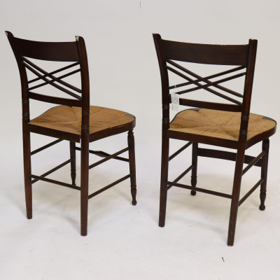 4 Antique Chairs, 9th/20th C.