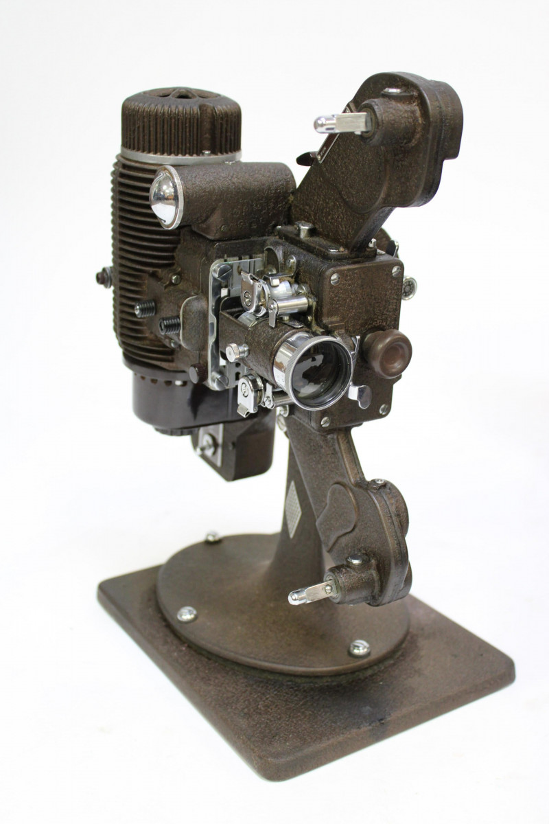 2 Movie Cameras, Projector, Screen; Filmo Bell Howell