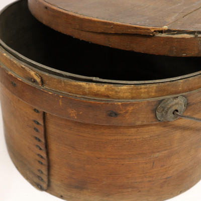 2 Shaker Style Circular Boxes / Firkins, 19th C.