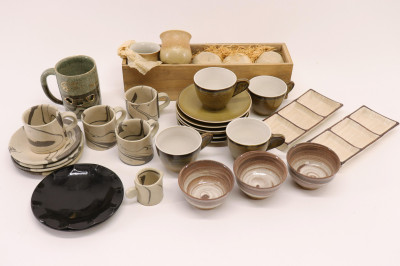 Image for Lot Contemporary Asian Stoneware and Ceramics