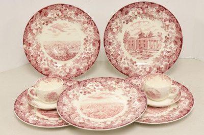 Wedgwood "Harvard" Commemorative Porcelain