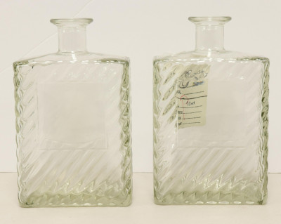 Image for Lot 2 Glass Decanters, Take it Slow