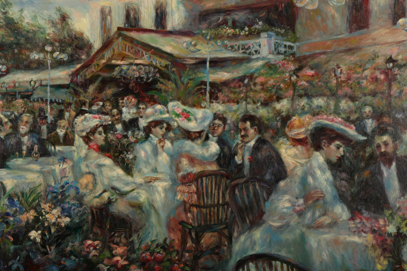 After Renoir - 'Au Terrace' O/C