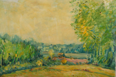 Image for Lot Summer Landscape with Cottages, O/C