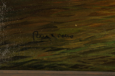 Moonlit Shores Oil on Canvas