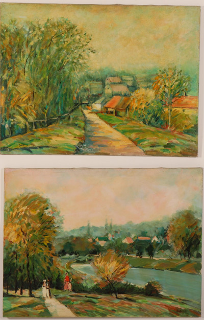 Set of Two Summer Landscapes, O/C's