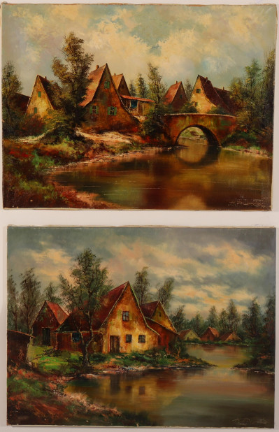 Pair of Riverside Cottages, O/Cs
