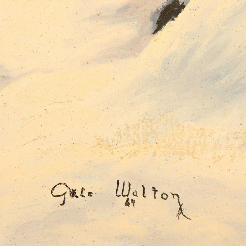 Gale Walton, Winter Scene, 1964, O/M