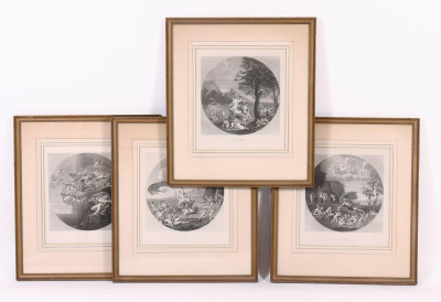 Image for Lot 4 French Black & White Engravings