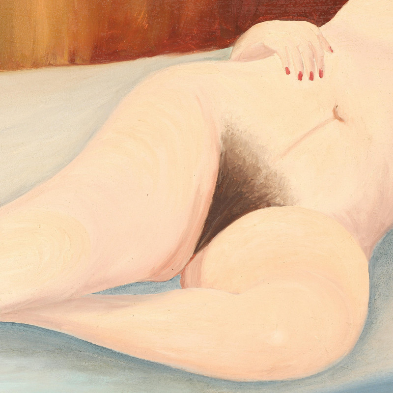 Gale Walton, Nude, Oil on Masonite