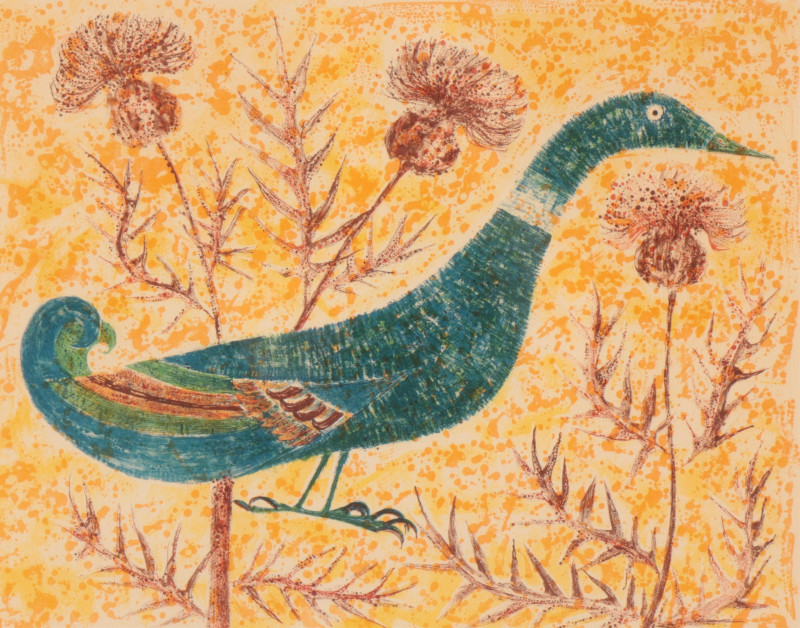 Charles de Castelbajac, b. 1935, 2 Headed Bird