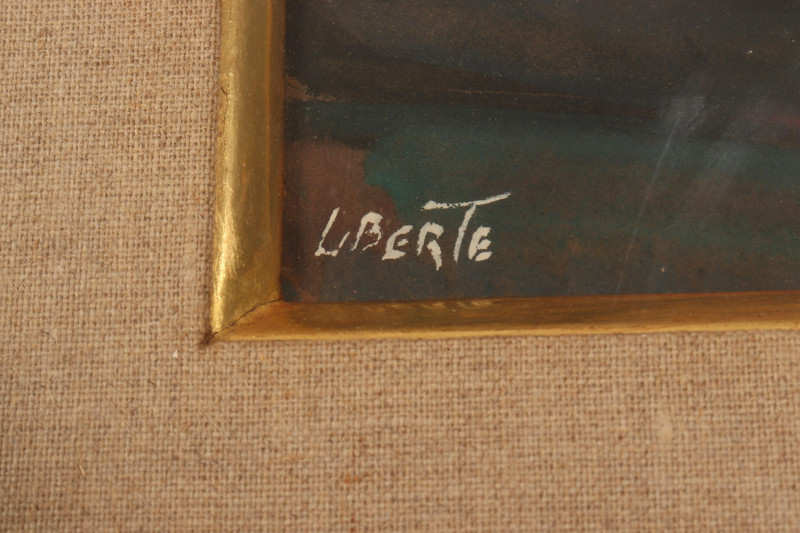 Jean Louis Liberte, Seascape, W/C