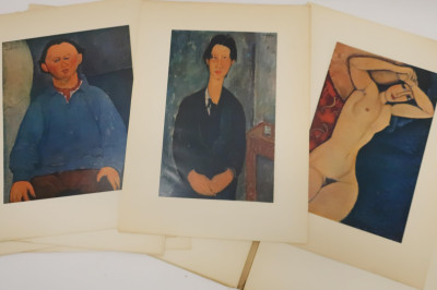 6 Toulouse Lautrec Silkscreen Color Print Posters