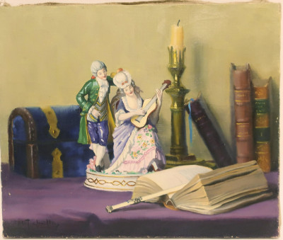 Image for Lot Robert Chailloux - Figurines with Books