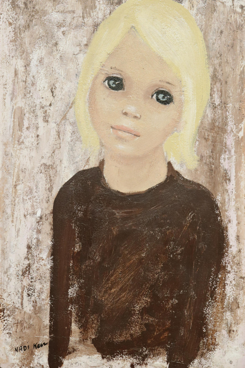 Nadiken, Portrait of a Young Girl, O/M