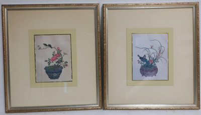 Pair Prints of Chinese Jardinieres