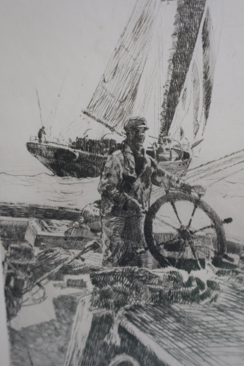 Phillip Kappel - "Off The Grand Banks" Etching