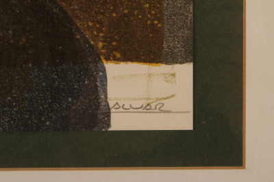Alvar Sunol - Abstract Lithograph, 1979