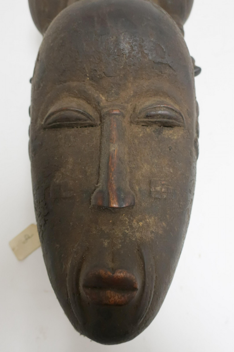 Large Baule Mask, Ivory Coast, 19th/20th C.