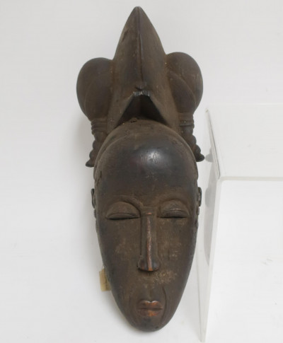 Image for Lot Large Baule Mask, Ivory Coast, 19th/20th C.