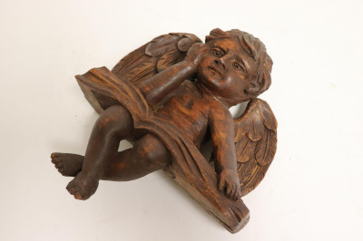 Figural & Decorative Carved Wood Panels, Objects