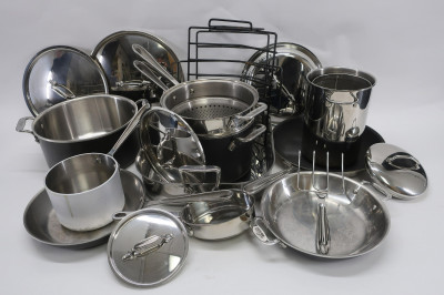 Lot of Mostly All-Clad Pots & Pans