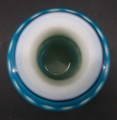 Overlay Glass Vase