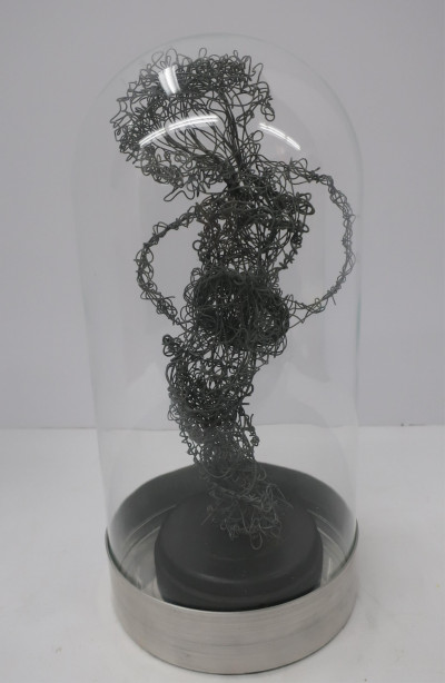 Image for Lot M. Drago, wirework figural sculpture