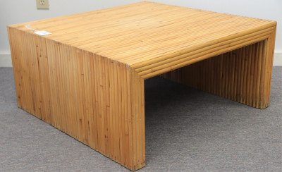 Image for Lot Rattan Coffee Table by Rattan Art