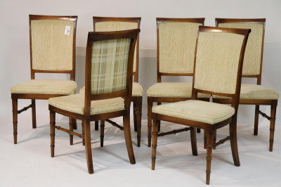 Image for Lot 6 Regency Style Dining Chairs