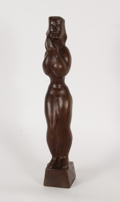 Chaim Gross (1904-1991) Figure of a woman 1949