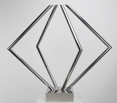 Yaacov Agam (Israeli b.1928) Chromed steel, 1970