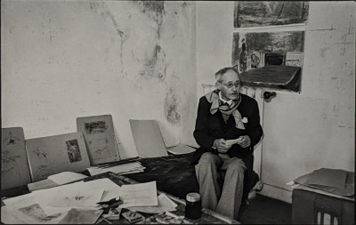 Image for Lot Henri Cartier Bresson - Pierre Bonnard in his studio, Le Cannet, France