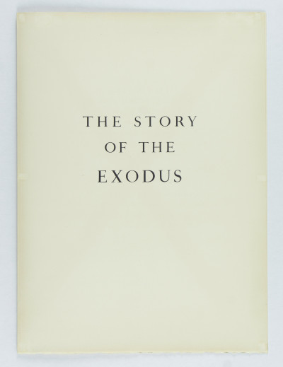 MARC CHAGALL The Story of Exodus, Leon Amiel