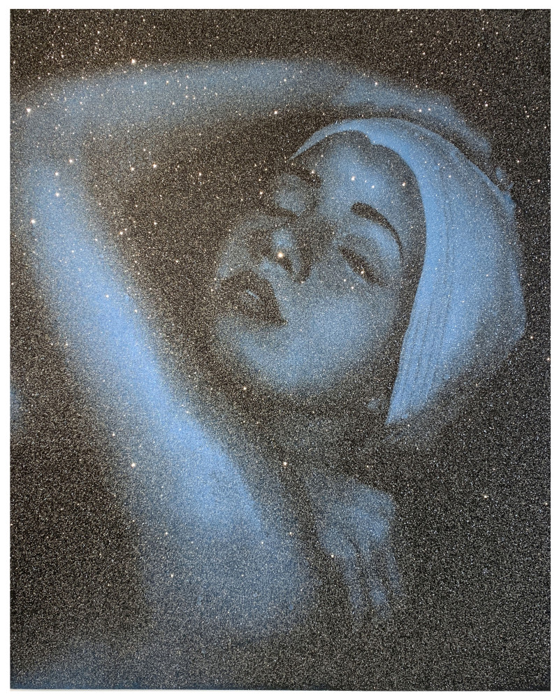 Carole A. Feuerman - Shower Portrait (blue)