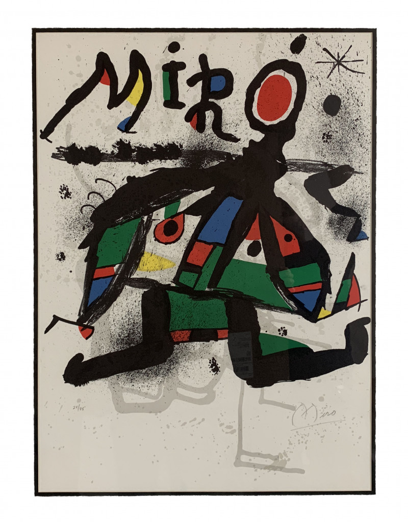 Joan Miro - Poster for Miro Exhibition at Galerie Maeght (m.1171)