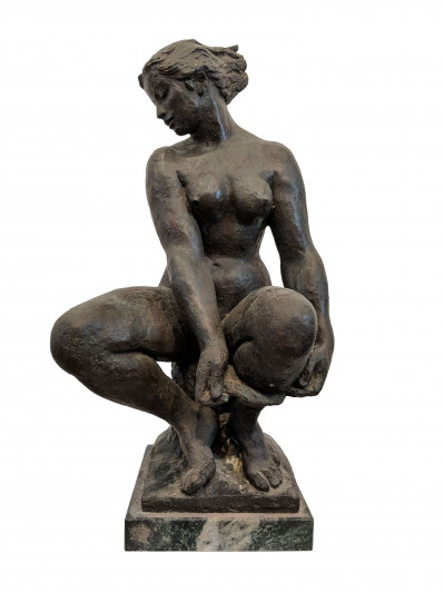 Image for Lot Octavio Vincent - Seated Nude