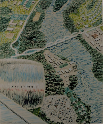 Yvonne Jacquette - Aerial View of 33rd St. IV