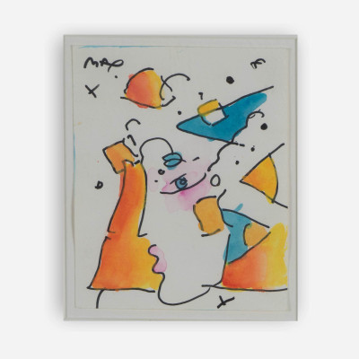 Image for Lot Peter Max - Untitled (Profile in colors)