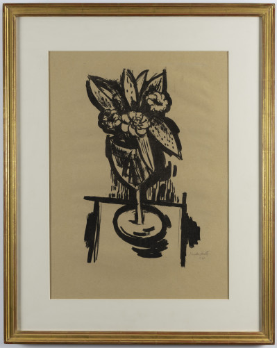 Marsden Hartley - Flowers in a Goblet #1