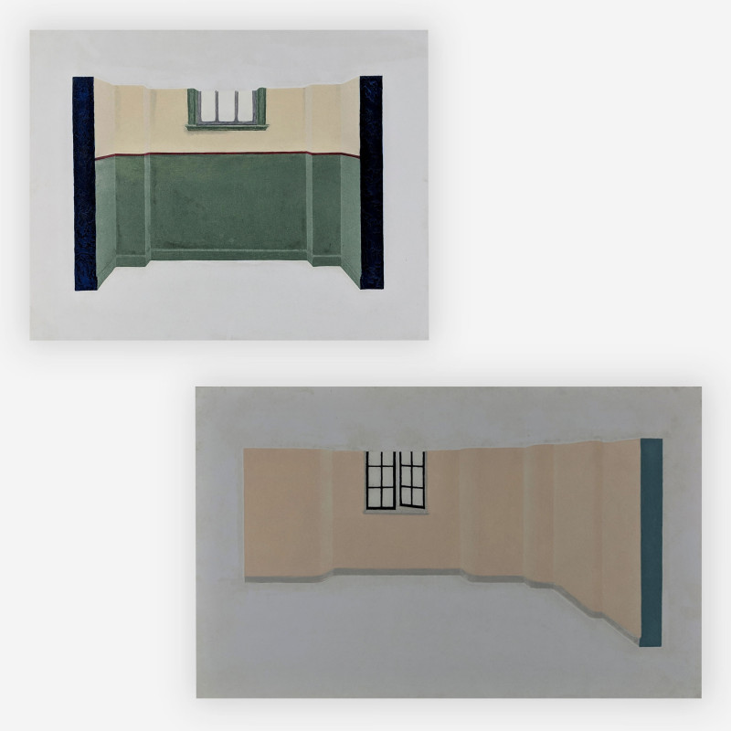 Alan Herman - Interior walls (2 works)