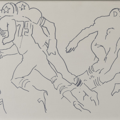 Image for Lot LeRoy Neiman - Super Bowl XII: Cowboys vs Broncos (1978)
