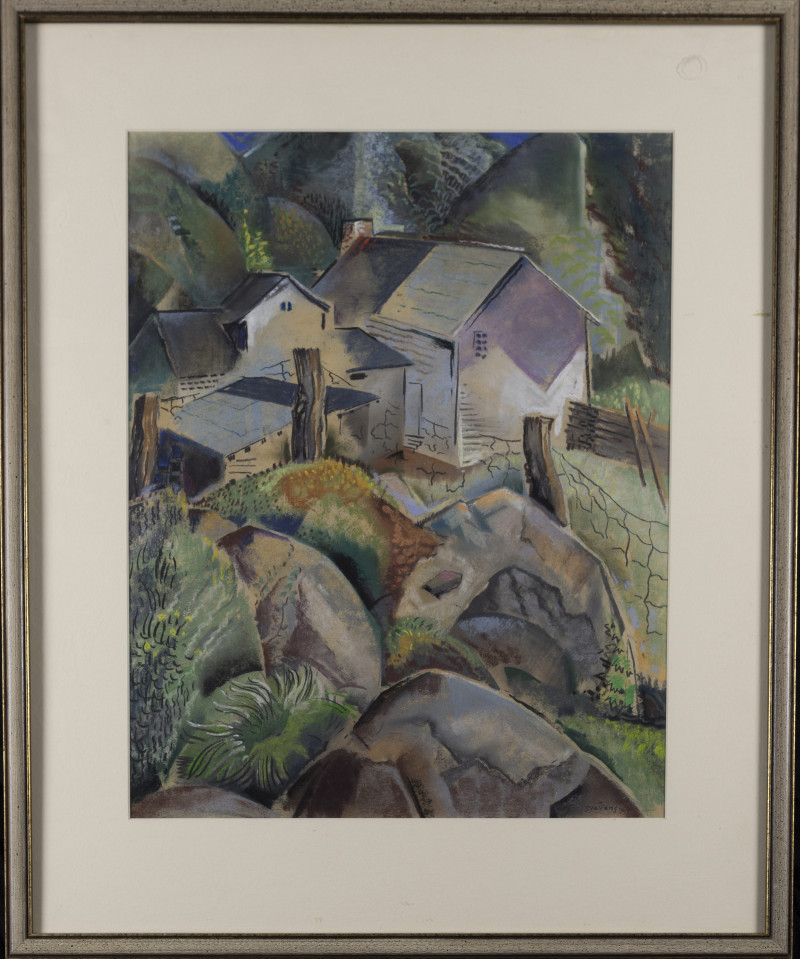 Will Henry Stevens - Untitled (houses and rocks)