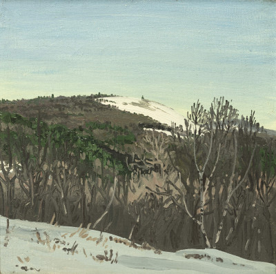 Image for Lot Neil Welliver - Untitled (snowy landscape) (1999)