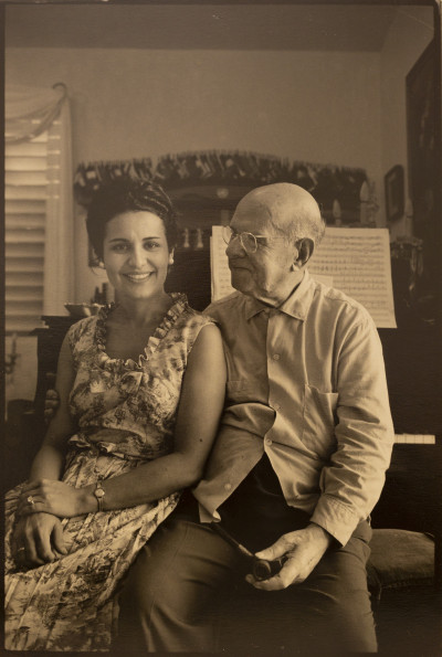 Lisl Steiner - Pablo Casals and his wife (1960)