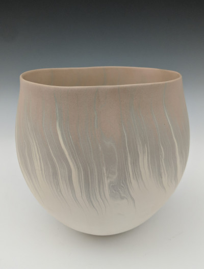 Image for Lot Thomas Hoadley - Buff nerikomi vase