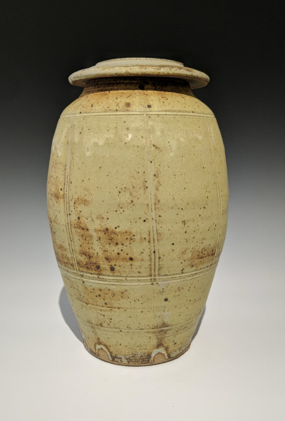 Warren MacKenzie - Tall vase with lid