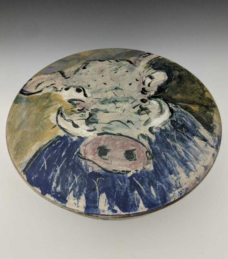 Ron Meyers - Covered dish with cow